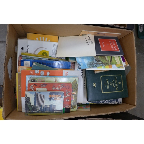 1146 - Five boxes of books, annuals, manuals, etc. **PLEASE NOTE THIS LOT IS NOT ELIGIBLE FOR POSTING AND P... 