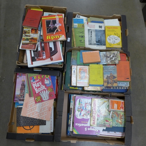 1147 - Five boxes of books and two boxes of records and 7