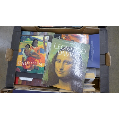 1149 - Four boxes of books on art **PLEASE NOTE THIS LOT IS NOT ELIGIBLE FOR POSTING AND PACKING**