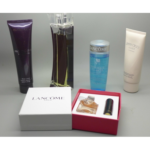 613 - Lancome and Elizabeth Arden perfume and body lotions