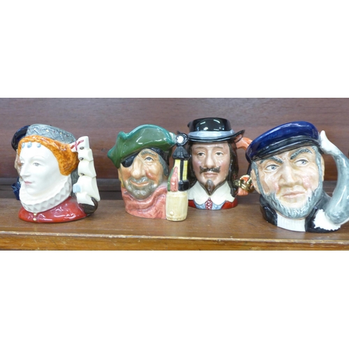 622 - Ten Royal Doulton character jugs