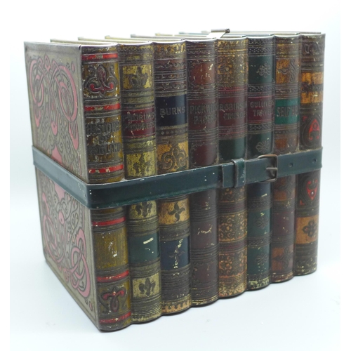 623 - A Huntley & Palmers biscuit tin in the form of books