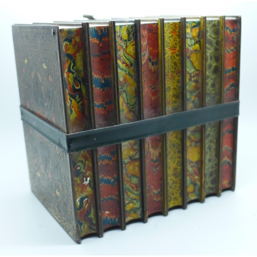 623 - A Huntley & Palmers biscuit tin in the form of books