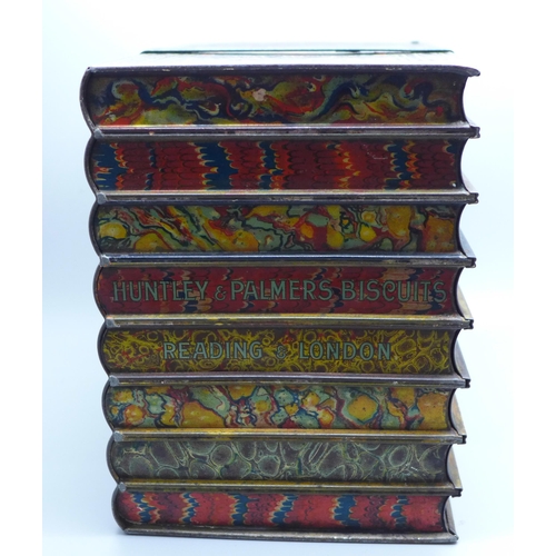 623 - A Huntley & Palmers biscuit tin in the form of books