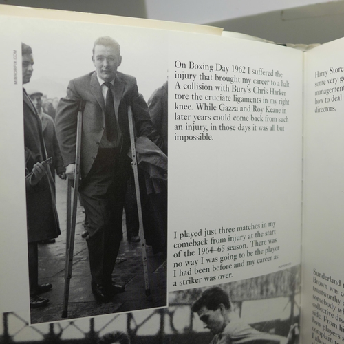 644 - A signed Brian Clough book, Walking on Water