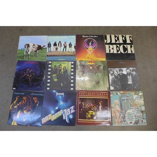 699 - Twelve rock LP records from 1960s/70s including Pink Floyd, Cream, etc.