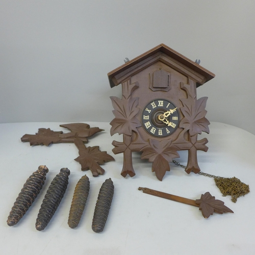 721 - A wooden cuckoo clock