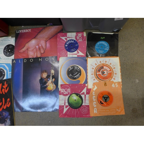 746 - A collection of LP records and 7