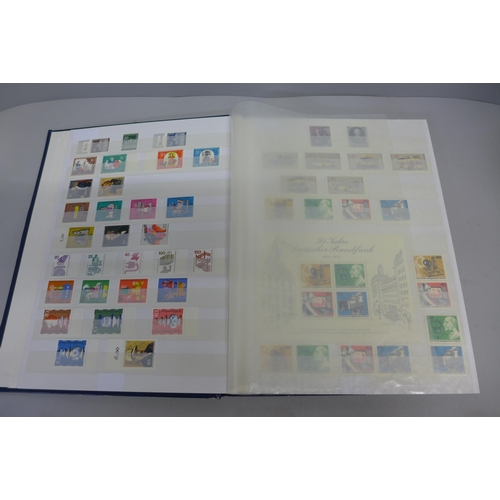 759 - Stamps; a 30-page stockbook of mainly unmounted mint Berlin and Poland stamps