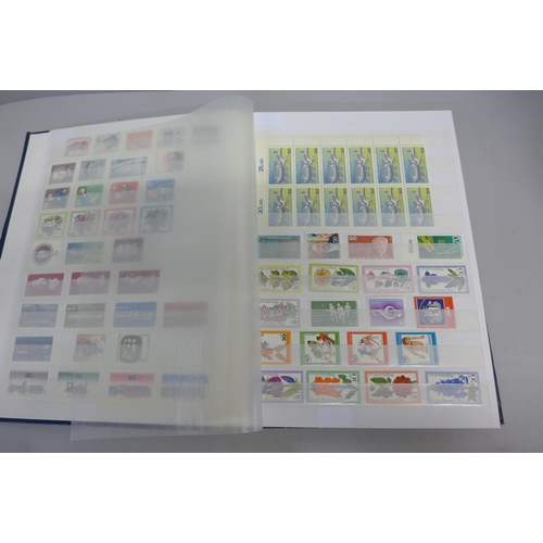 759 - Stamps; a 30-page stockbook of mainly unmounted mint Berlin and Poland stamps