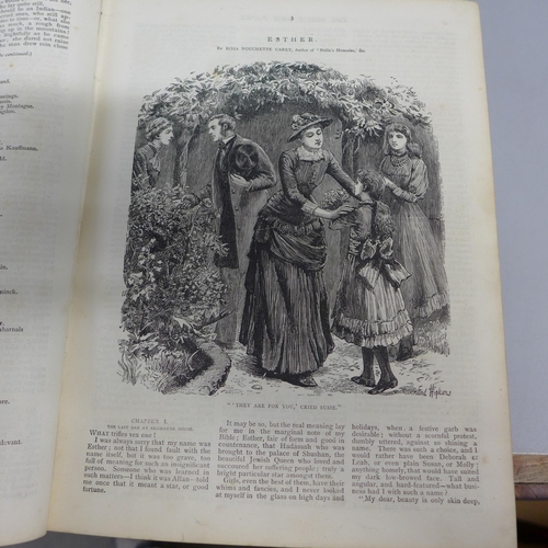 772 - Two editions of The Girl's Own Annual, 1883 and 1884