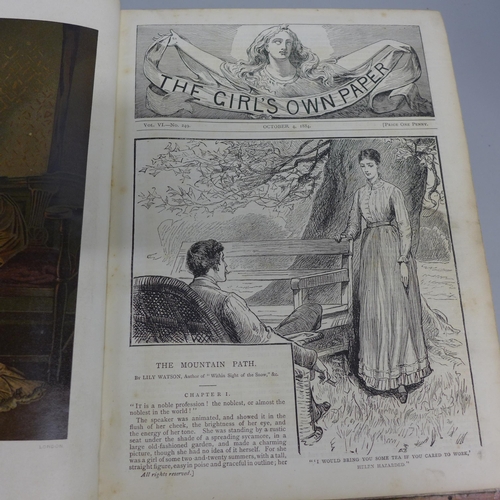 772 - Two editions of The Girl's Own Annual, 1883 and 1884