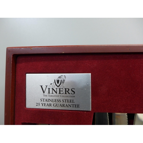 811 - A Viners stainless steel canteen of cutlery