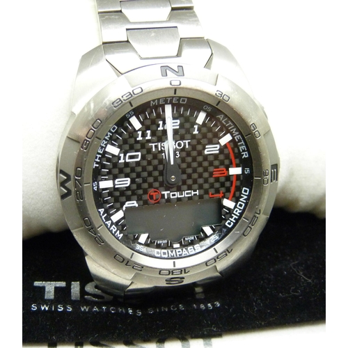 859 - A Tissot Touch wristwatch, boxed