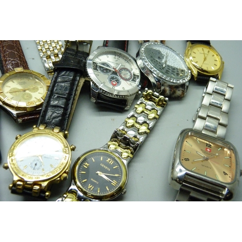 938 - Assorted fashion wristwatches