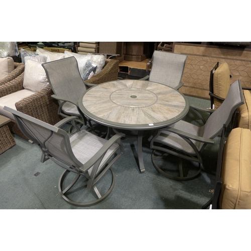 1450 - Sunvilla Hayden 5 piece Sling Dining Set, original RRP £749.99 + VAT (4173-13) (Item has some scuffs... 