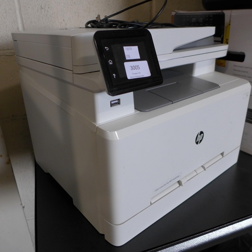 3005 - HP Colour Laserjet Pro Printer, (model: M283FDW), original RRP £344.99 + VAT (298-124) *This lot is ... 