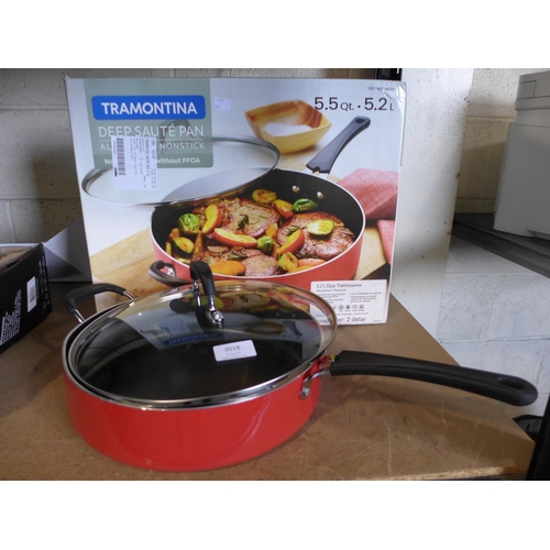 3018 - Tramontina Saute Pan 5.2L (warped pan) (298-131) *This lot is subject to VAT