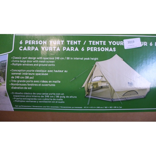 3019 - Westfield Yurt 6 person Tent, original RRP £159.99 + VAT (298-140) *This lot is subject to VAT