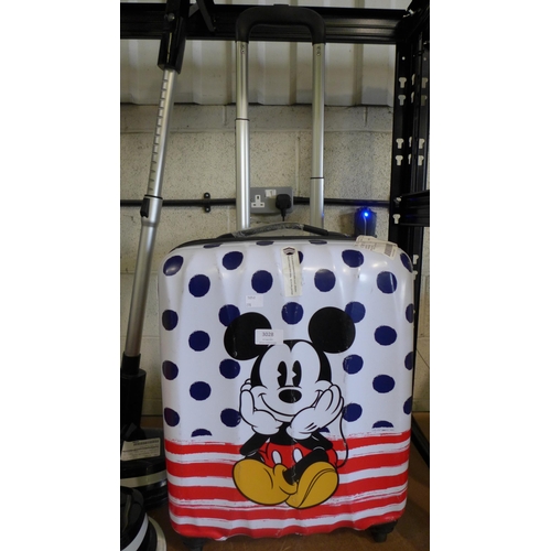 3028 - American Tourister Disney Carry-On Hardside Suitcase & Super Mario Plush   (298-201,212) *This lot i... 