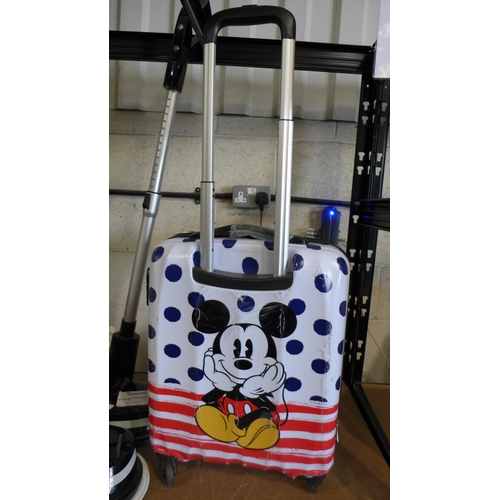 3028 - American Tourister Disney Carry-On Hardside Suitcase & Super Mario Plush   (298-201,212) *This lot i... 