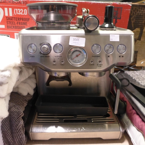 3045 - Sage Pump Coffee Machine, original RRP £449.99 + VAT (298-191) *This lot is subject to VAT