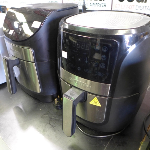 3081 - 2 x Gourmia Air Fryers (298-54,62) *This lot is subject to VAT