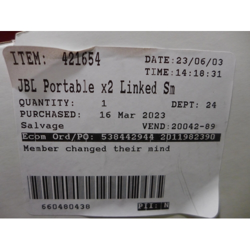 3099 - Two JBL Link Portable Speakers  (298-135) *This lot is subject to VAT