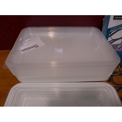 3104 - Quantity of Reading Glasses & Takeaway Containers with Lids  (298-129,133,209) *This lot is subject ... 