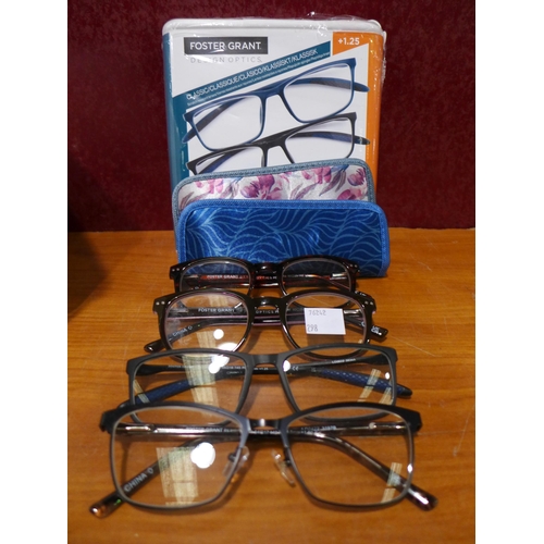 3104 - Quantity of Reading Glasses & Takeaway Containers with Lids  (298-129,133,209) *This lot is subject ... 