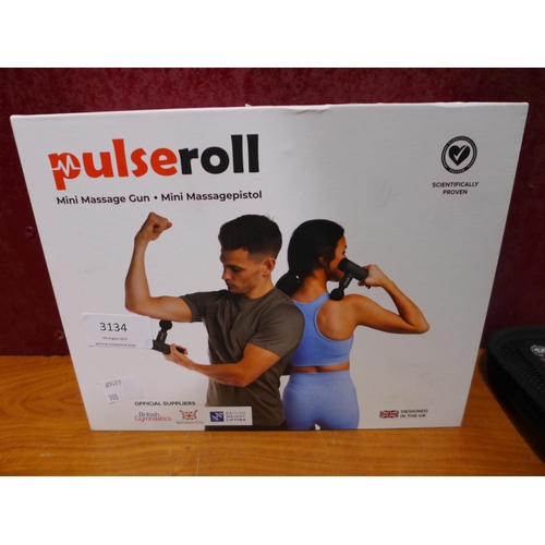 3134 - Pulseroll Mini Massage Gun    (296-144)   * This lot is subject to vat