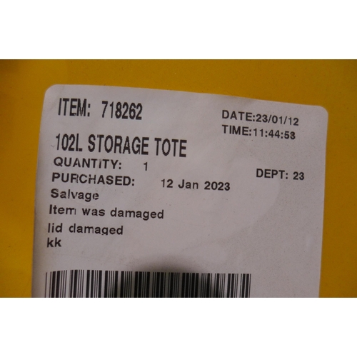 3169 - 102ltr Storage Tote (286-51/905) * This lot is subject to VAT