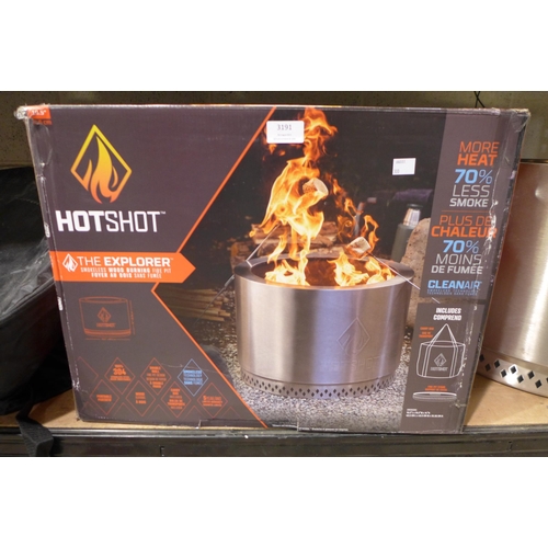 3191 - Hotshot wood burning Firepit, Original RRP £159.99 + vat (300-182)   * This lot is subject to vat