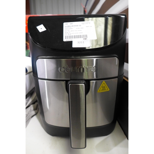 3211 - Gourmia Air Fryer 7Qt  (296-139)   * This lot is subject to vat