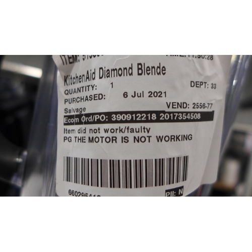 3218 - Kitchenaid Blender Velvet Blue  (296-155)   * This lot is subject to vat