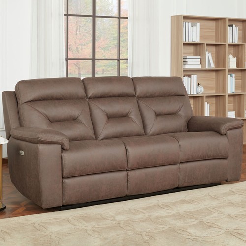 1529 - Justin Brown 3 Seater Power Recliner, original RRP £999.99 + VAT - marked (4173-22) *This lot is sub... 