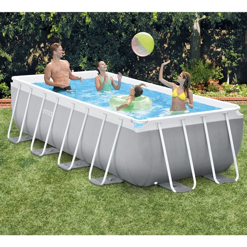 1615 - Intex 13ft 1.5 (4m) rectangular prism frame pool, original RRP £374.99 + VAT (4172-29) *This lot is ... 