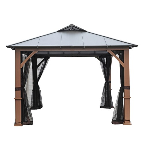 1626 - Laurel 10 x 12ft (3.1 x 3.6m) Aluminium Gazebo, original RRP £1458.33 + VAT (4172-40) - Boxed, Unche... 