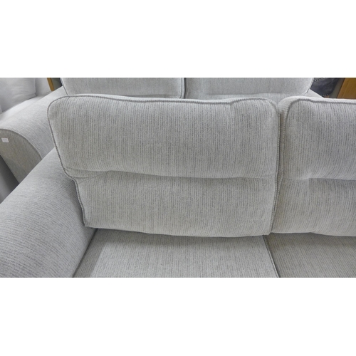 1356 - A light grey Dahlia pair of three seater sofas