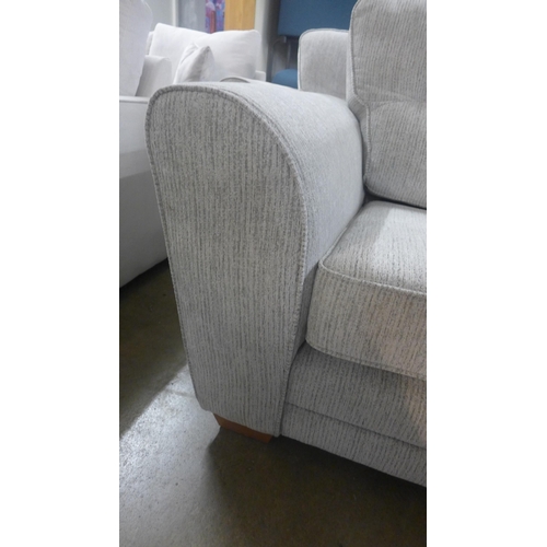 1356 - A light grey Dahlia pair of three seater sofas