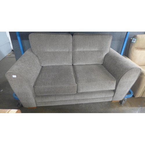 1488 - A mink Dahlia three seater and two seater sofa