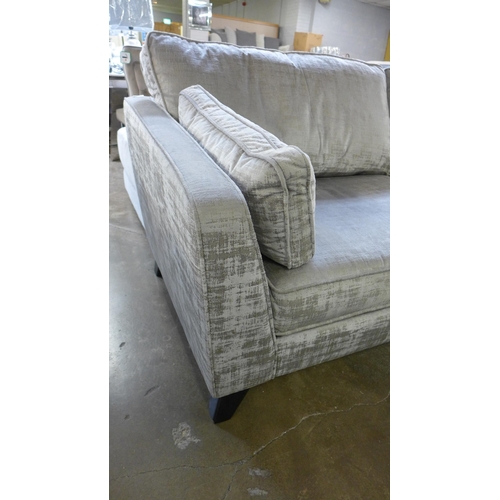 1507 - A Barker & Stonehouse pewter velvet four seater sofa