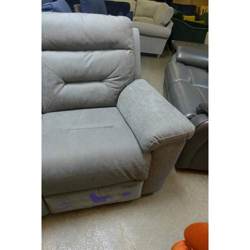 1552 - Justin Grey 3 Seater power recliner sofa, original RRP £999.99 + VAT (4175-31) *This lot is subject ... 