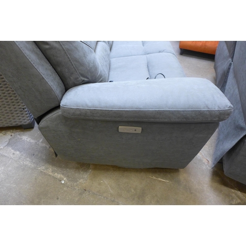 1552 - Justin Grey 3 Seater power recliner sofa, original RRP £999.99 + VAT (4175-31) *This lot is subject ... 