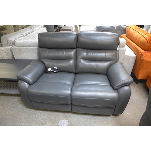 1554 - Fletcher 2 seater leather power recliner sofa, original RRP £983.33 + VAT (4175-6) *This lot is subj... 