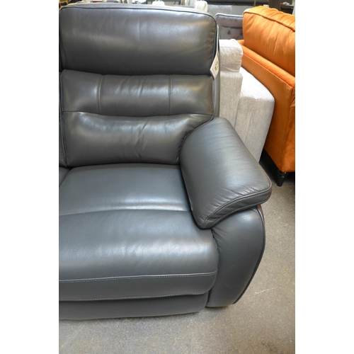 1554 - Fletcher 2 seater leather power recliner sofa, original RRP £983.33 + VAT (4175-6) *This lot is subj... 