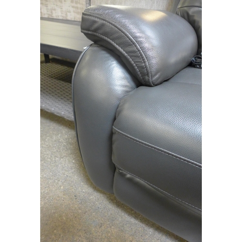 1554 - Fletcher 2 seater leather power recliner sofa, original RRP £983.33 + VAT (4175-6) *This lot is subj... 