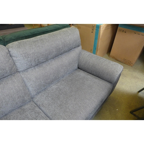 1592 - Grace charcoal fabric three Seater recliner sofa, original RRP £874.99 + VAT (4175-12) *This lot is ... 