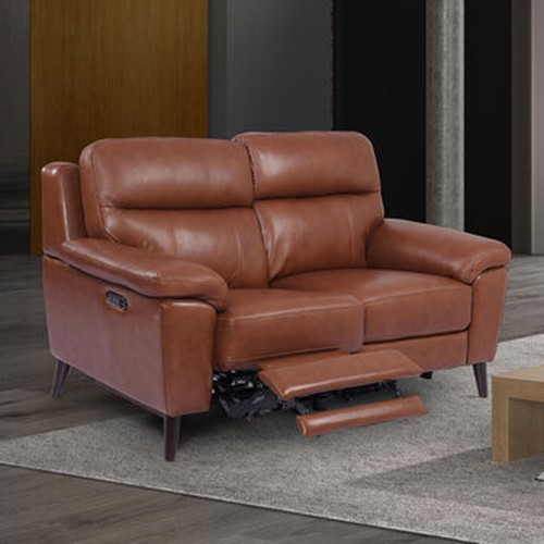 1585 - Grace brown leather 2 seater recliner sofa, original RRP £791.66 + VAT (4175-3) *This lot is subject... 