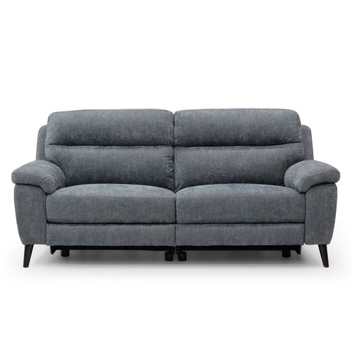 1592 - Grace charcoal fabric three Seater recliner sofa, original RRP £874.99 + VAT (4175-12) *This lot is ... 